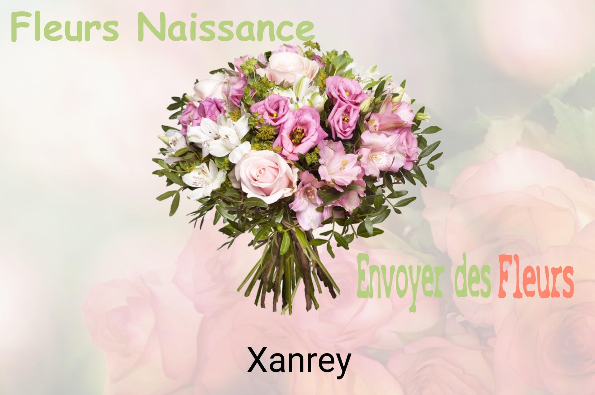 Bouquet de fleurs de naissance livré à Xanrey
